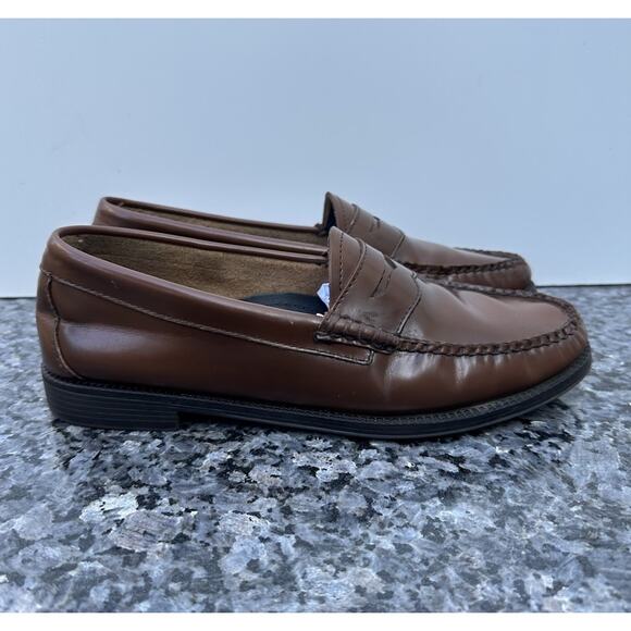 G.H. Bass Weejuns Whitney Women's brown Leather Penny Loafer Shoe SZ 8 - Picture 2 of 16